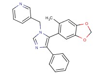 3-{[5-(6-methyl-1,3-benzodioxol-5-yl)-4-phenyl-1H-imidazol-1-yl]methyl}pyridine