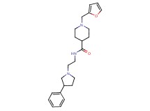 1-(2-furylmethyl)-N-[2-(3-phenyl-1-pyrrolidinyl)ethyl]-4-piperidinecarboxamide