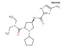 (4R)-1-cyclopentyl-N,N-diethyl-4-{[(4-methyl-1H-imidazol-2-yl)carbonyl]amino}-L-prolinamide