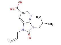 1-allyl-3-isobutyl-2-oxo-2,3-dihydro-1H-imidazo[4,5-b]pyridine-6-carboxylic acid