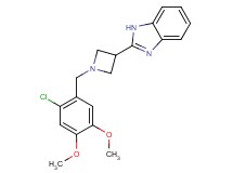 2-[1-(2-chloro-4,5-dimethoxybenzyl)azetidin-3-yl]-1H-benzimidazole