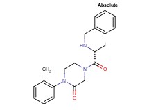 1-(2-methylphenyl)-4-[(3R)-1,2,3,4-tetrahydro-3-isoquinolinylcarbonyl]-2-piperazinone