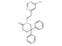 1-[2-(6-hydroxypyrimidin-4-yl)ethyl]-5,5-diphenylpiperidin-2-one