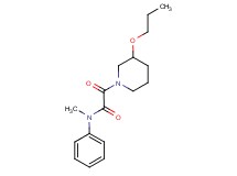 N-methyl-2-oxo-N-phenyl-2-(3-propoxypiperidin-1-yl)acetamide