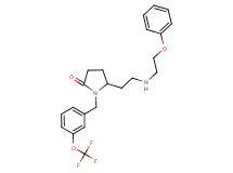 5-{2-[(2-phenoxyethyl)amino]ethyl}-1-[3-(trifluoromethoxy)benzyl]-2-pyrrolidinone