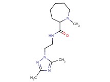 N-[2-(3,5-dimethyl-1H-1,2,4-triazol-1-yl)ethyl]-1-methyl-2-azepanecarboxamide
