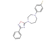 1-(4-fluorophenyl)-4-(3-phenyl-1,2,4-oxadiazol-5-yl)-1,4-diazepane