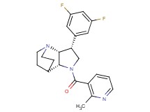 (3R*,3aR*,7aR*)-3-(3,5-difluorophenyl)-1-[(2-methylpyridin-3-yl)carbonyl]octahydro-4,7-ethanopyrrolo[3,2-b]pyridine