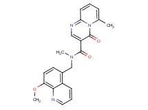 N-[(8-methoxyquinolin-5-yl)methyl]-N,6-dimethyl-4-oxo-4H-pyrido[1,2-a]pyrimidine-3-carboxamide