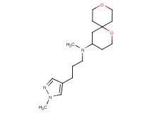 1,9-dioxaspiro[5.5]undec-4-yl(methyl)[3-(1-methyl-1H-pyrazol-4-yl)propyl]amine