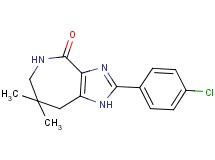 2-(4-chlorophenyl)-7,7-dimethyl-5,6,7,8-tetrahydroimidazo[4,5-c]azepin-4(1H)-one