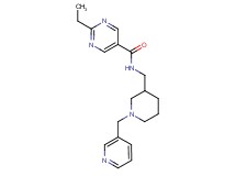 2-ethyl-N-{[1-(pyridin-3-ylmethyl)piperidin-3-yl]methyl}pyrimidine-5-carboxamide