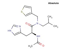 (2S)-2-(acetylamino)-3-(1H-imidazol-4-yl)-N-isobutyl-N-(3-thienylmethyl)propanamide
