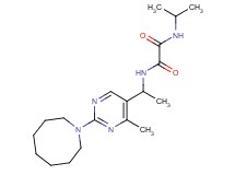 N-[1-(2-azocan-1-yl-4-methylpyrimidin-5-yl)ethyl]-N'-isopropylethanediamide