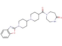 1-{[1'-(1,3-benzoxazol-2-yl)-1,4'-bipiperidin-4-yl]carbonyl}-1,4-diazepan-5-one