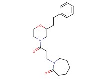 1-{3-oxo-3-[2-(2-phenylethyl)-4-morpholinyl]propyl}-2-azepanone