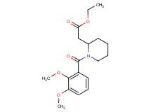 ethyl [1-(2,3-dimethoxybenzoyl)-2-piperidinyl]acetate