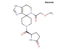 (5R)-5-{[5-(methoxyacetyl)-1,5,6,7-tetrahydro-1'H-spiro[imidazo[4,5-c]pyridine-4,4'-piperidin]-1'-yl]carbonyl}pyrrolidin-2-one