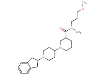 1'-(2,3-dihydro-1H-inden-2-yl)-N-(3-methoxypropyl)-N-methyl-1,4'-bipiperidine-3-carboxamide