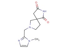 7-[(1-methyl-1H-imidazol-2-yl)methyl]-2,7-diazaspiro[4.4]nonane-1,3-dione