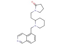 1-{2-[1-(isoquinolin-5-ylmethyl)piperidin-2-yl]ethyl}pyrrolidin-2-one
