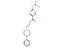 2-(isopropylamino)-N-[2-(4-phenylpiperidin-1-yl)ethyl]pyrimidine-5-carboxamide