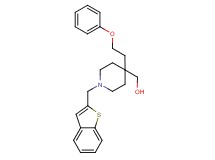 [1-(1-benzothien-2-ylmethyl)-4-(2-phenoxyethyl)-4-piperidinyl]methanol