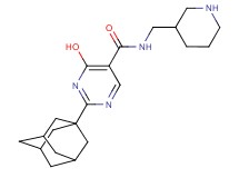 2-(1-adamantyl)-4-hydroxy-N-(3-piperidinylmethyl)-5-pyrimidinecarboxamide dihydrochloride