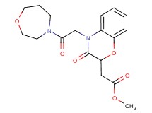 methyl {4-[2-(1,4-oxazepan-4-yl)-2-oxoethyl]-3-oxo-3,4-dihydro-2H-1,4-benzoxazin-2-yl}acetate