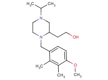2-[4-isopropyl-1-(4-methoxy-2,3-dimethylbenzyl)-2-piperazinyl]ethanol
