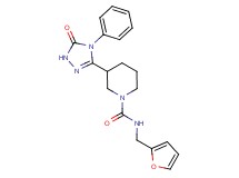 N-(2-furylmethyl)-3-(5-oxo-4-phenyl-4,5-dihydro-1H-1,2,4-triazol-3-yl)piperidine-1-carboxamide