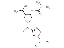 N'-{(3S*,4R*)-4-isopropyl-1-[(5-isopropylisoxazol-3-yl)carbonyl]pyrrolidin-3-yl}-N,N-dimethylurea