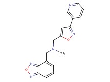 (2,1,3-benzoxadiazol-4-ylmethyl)methyl{[3-(3-pyridinyl)-5-isoxazolyl]methyl}amine