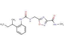 5-[({[(2-sec-butylphenyl)amino]carbonyl}amino)methyl]-N-methyl-1,2,4-oxadiazole-3-carboxamide