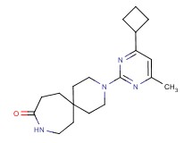 3-(4-cyclobutyl-6-methylpyrimidin-2-yl)-3,9-diazaspiro[5.6]dodecan-10-one