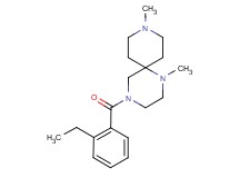 4-(2-ethylbenzoyl)-1,9-dimethyl-1,4,9-triazaspiro[5.5]undecane