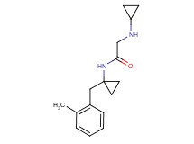 N~2~-cyclopropyl-N~1~-[1-(2-methylbenzyl)cyclopropyl]glycinamide