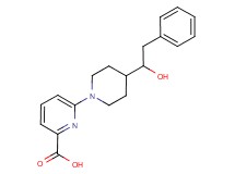 6-[4-(1-hydroxy-2-phenylethyl)-1-piperidinyl]-2-pyridinecarboxylic acid