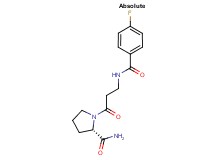 (2S)-1-{3-[(4-fluorobenzoyl)amino]propanoyl}pyrrolidine-2-carboxamide