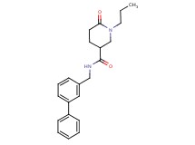 N-(biphenyl-3-ylmethyl)-6-oxo-1-propylpiperidine-3-carboxamide