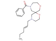 11-benzoyl-4-[(2E)-hex-2-en-1-yl]-1,8-dioxa-4,11-diazaspiro[5.6]dodecane