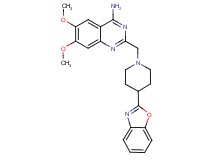 2-{[4-(1,3-benzoxazol-2-yl)-1-piperidinyl]methyl}-6,7-dimethoxy-4-quinazolinamine