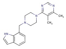 7-{[4-(5,6-dimethylpyrimidin-4-yl)piperazin-1-yl]methyl}-1H-indole