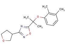 5-[1-(2,3-dimethylphenoxy)-1-methylethyl]-3-(tetrahydrofuran-3-yl)-1,2,4-oxadiazole
