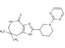 7,7-dimethyl-2-(1-pyrimidin-2-ylpiperidin-3-yl)-5,6,7,8-tetrahydroimidazo[4,5-c]azepin-4(1H)-one