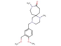 4-[4-methoxy-3-(methoxymethyl)benzyl]-1,9-dimethyl-1,4,9-triazaspiro[5.6]dodecan-10-one