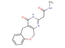 N-methyl-2-(4-oxo-3,4,5,11-tetrahydro[1]benzoxepino[3,4-d]pyrimidin-2-yl)acetamide