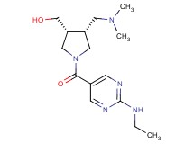 ((3R*,4R*)-4-[(dimethylamino)methyl]-1-{[2-(ethylamino)-5-pyrimidinyl]carbonyl}-3-pyrrolidinyl)methanol