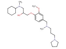 1-[cyclohexyl(methyl)amino]-3-[2-methoxy-4-({methyl[3-(1-pyrrolidinyl)propyl]amino}methyl)phenoxy]-2-propanol