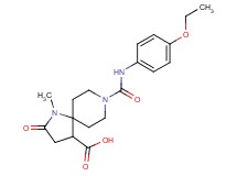 8-{[(4-ethoxyphenyl)amino]carbonyl}-1-methyl-2-oxo-1,8-diazaspiro[4.5]decane-4-carboxylic acid